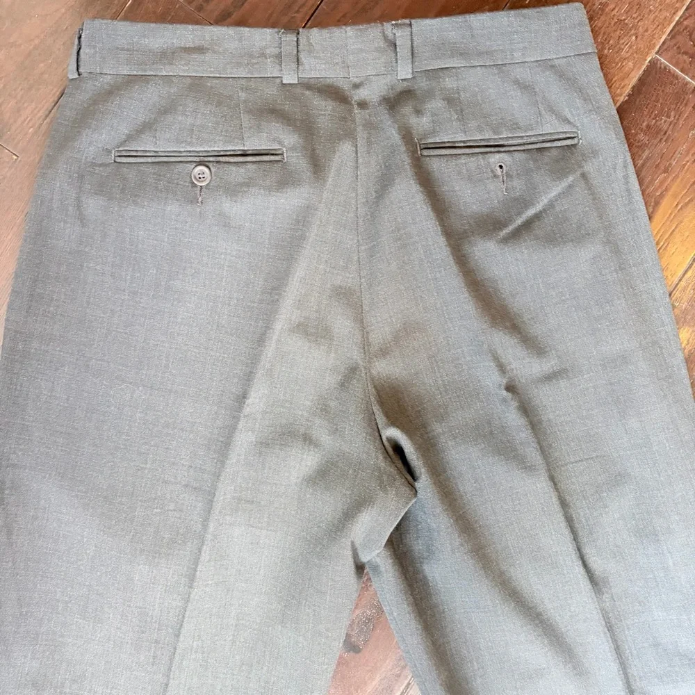 Club Monaco Wool Blend Flat Front High Rise Smart Pant